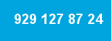 929 127 87 24 929 127 87 24